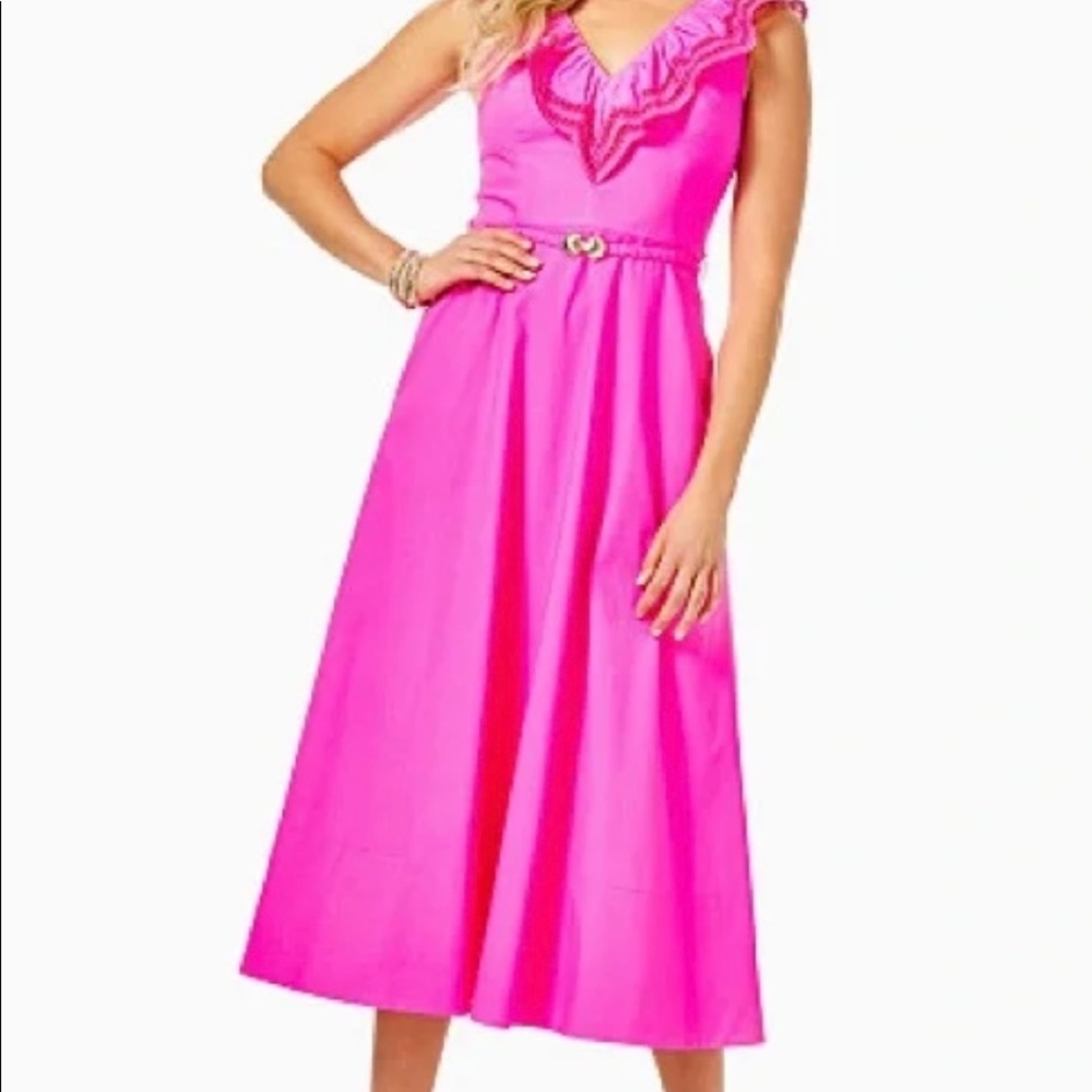 Lilly Pulitzer Carine stretch midi dress